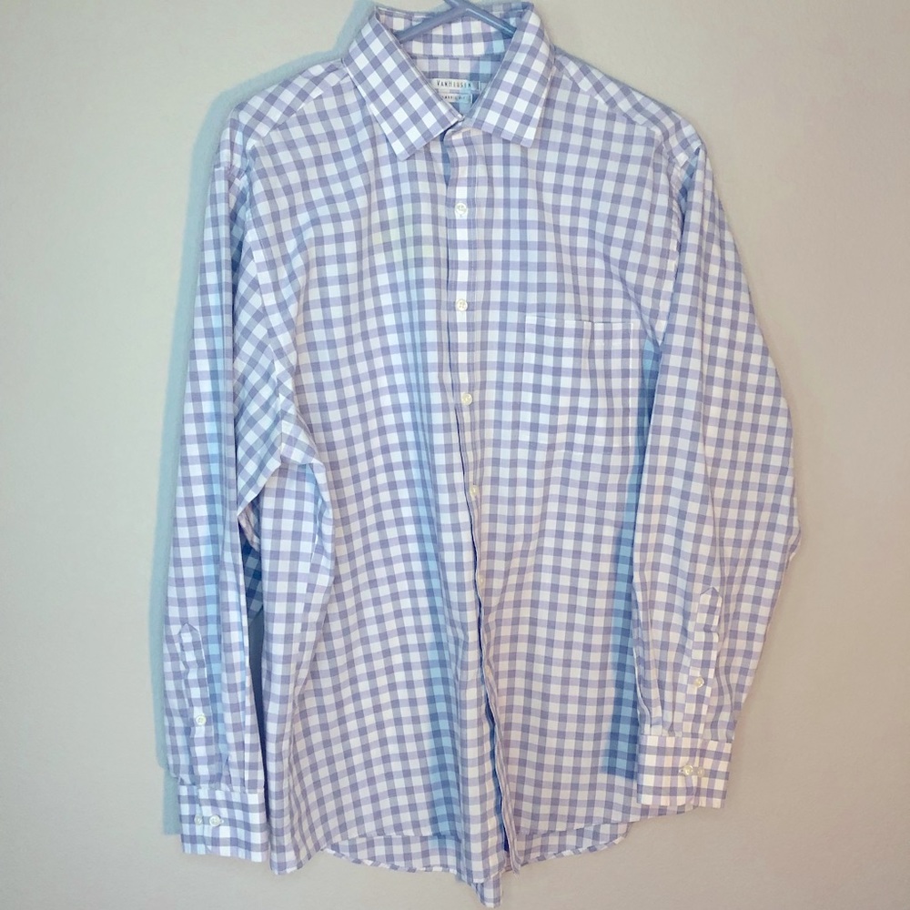 Van Heusen Classic fit dress shirt lite purple